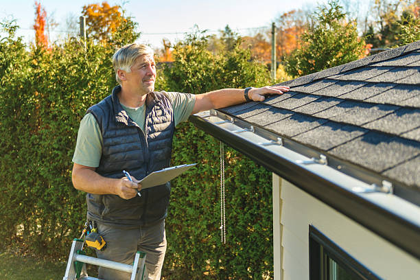 Professional Roof Inspection technician working in Hampton, NH